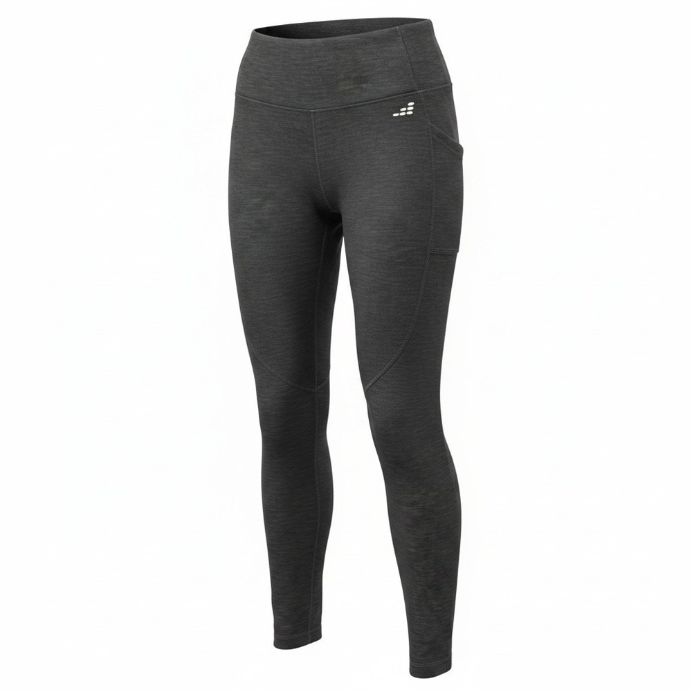 Leggings BCG‎ Small Womens Charcoal Excellent Fleece Lined High Rise Pockets